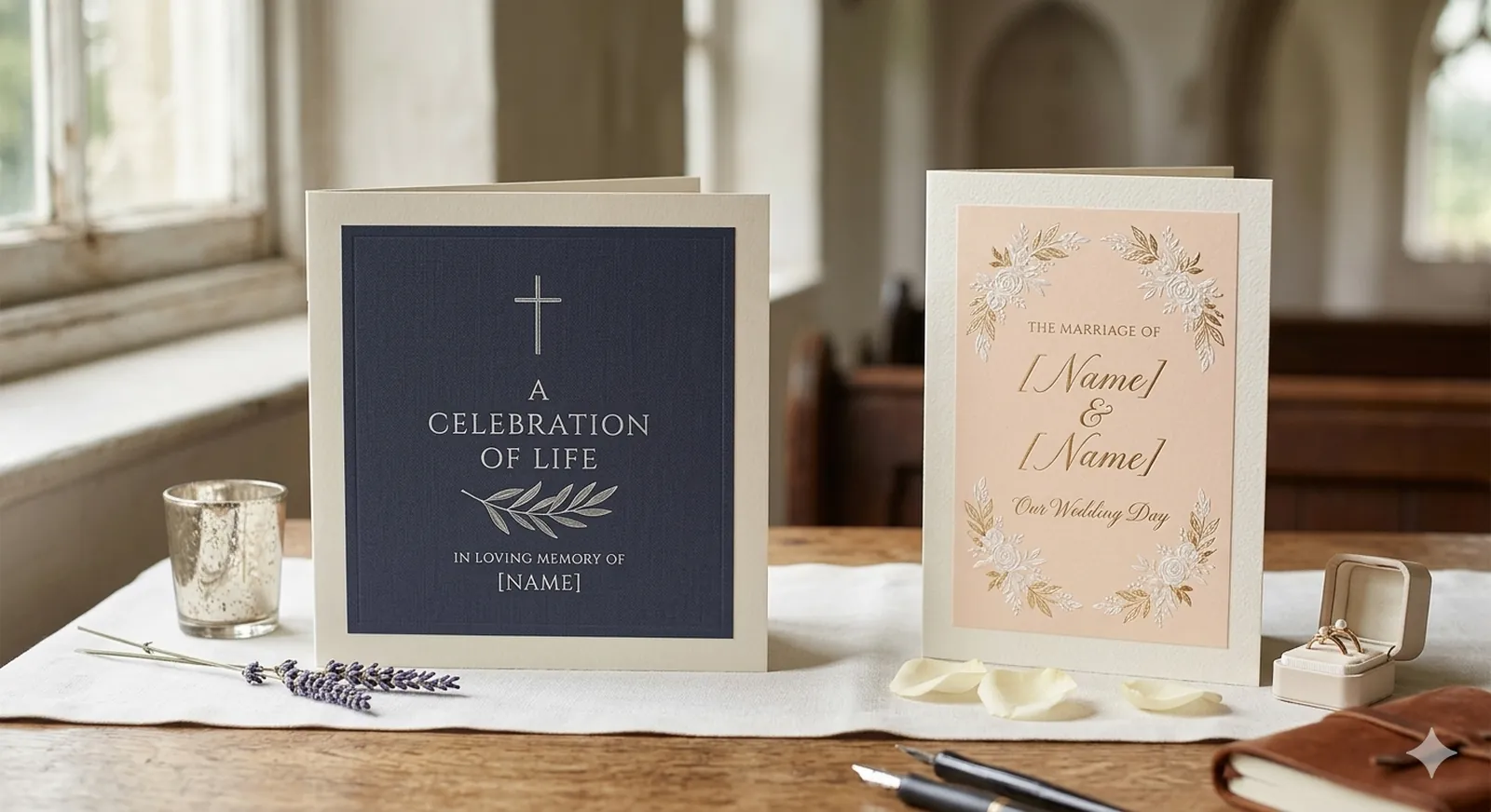 Funeral & Wedding Programs